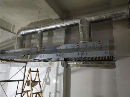 宜陽黃河橋頭炒雞店廚房排煙