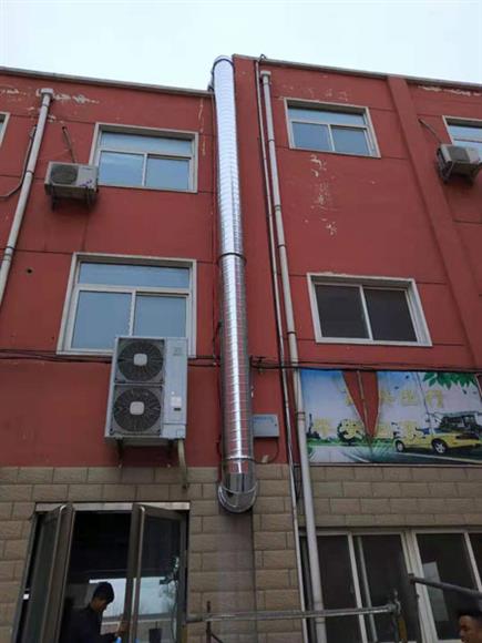 宜陽前進橋北頭燒烤店廚房排煙