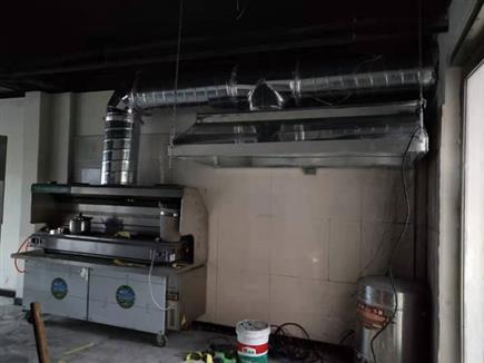 宜陽前進橋北頭燒烤店廚房排煙