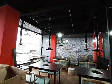 洛陽古城路烤肉店排煙系統